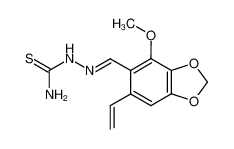 2-methoxy-3,4-methylenedioxy-6-vinyl-benzaldehyde-thiosemicarbazone CAS:29938-52-1 manufacturer & supplier