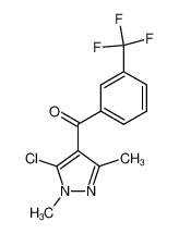 (5-chloro-1,3-dimethyl-1H-pyrazol-4-yl)(3-trifluoromethylphenyl)methanone CAS:29938-77-0 manufacturer & supplier