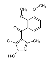 (5-chloro-1,3-dimethyl-1H-pyrazol-4-yl)-(2,3-dimethoxy-phenyl)-methanone CAS:29938-87-2 manufacturer & supplier