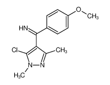 C-(5-chloro-1,3-dimethyl-1H-pyrazol-4-yl)-C-(4-methoxy-phenyl)-methyleneamine CAS:29939-11-5 manufacturer & supplier