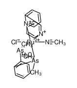 trans-[ruthenium(II)Cl(1,2-phenylenebis(dimethylarsine))(2,2'-bipyridine)acetonitrile](1+) CAS:299397-63-0 manufacturer & supplier