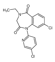 8-chloro-1-(5-chloro-pyridin-2-yl)-4-ethyl-3,4-dihydro-1H-benzo[e][1,4]diazepine-2,5-dione CAS:29941-50-2 manufacturer & supplier