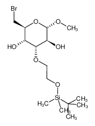 (2S,3S,4R,5S,6S)-2-Bromomethyl-4-[2-(tert-butyl-dimethyl-silanyloxy)-ethoxy]-6-methoxy-tetrahydro-pyran-3,5-diol CAS:299410-82-5 manufacturer & supplier