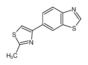 6-(2-methyl-1,3-thiazol-4-yl)-1,3-benzothiazole CAS:29942-06-1 manufacturer & supplier