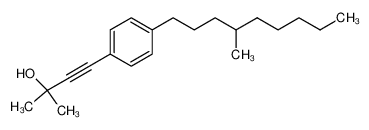 2-Methyl-4-[4-(4-methyl-nonyl)-phenyl]-but-3-yn-2-ol CAS:299426-62-3 manufacturer & supplier