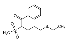 5-Ethylsulfanyl-2-methanesulfonyl-1-phenyl-pentan-1-one CAS:29943-17-7 manufacturer & supplier