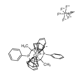 1,1'-bis[1-methyl-1-(diphenylphosphino)ethyl]cobaltocenium hexafluorophosphate CAS:299430-75-4 manufacturer & supplier