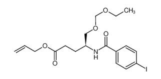 5-ethoxymethoxy-4(S)-[N-(4-iodophenylcarbonyl)amino]pentanoic acid allyl ester CAS:299431-05-3 manufacturer & supplier