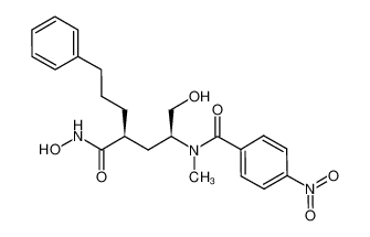 N-hydroxy-2(S)-(3-phenylpropyl)-5-hydroxy-4(S)-[N-methyl-N-(4-nitrophenylcarbonyl)amino]pentanamide CAS:299432-02-3 manufacturer & supplier