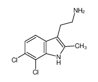 2-(6,7-dichloro-2-methyl-1H-indol-3-yl)ethan-1-amine CAS:299439-79-5 manufacturer & supplier