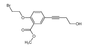 methyl 2-(2-Bromoethoxy)-5-(4-hydroxybut-1-ynyl)benzoate CAS:299461-32-8 manufacturer & supplier