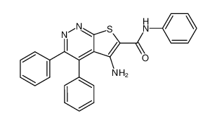 5-amino-3,4-diphenyl-6-(N-phenyl)carbamoylthieno[2,3-c]pyridazine CAS:299464-86-1 manufacturer & supplier