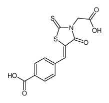 4-[[3-(carboxymethyl)-4-oxo-2-sulfanylidene-1,3-thiazolidin-5-ylidene]methyl]benzoic acid CAS:29947-14-6 manufacturer & supplier