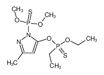 [5-(Ethoxy-ethyl-phosphinothioyloxy)-3-methyl-pyrazol-1-yl]-phosphonothioic acid O,O-dimethyl ester CAS:29959-07-7 manufacturer & supplier