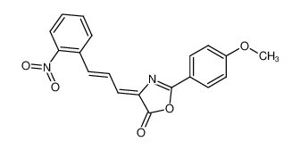 2-(4-methoxy-phenyl)-4-[3-(2-nitro-phenyl)-allylidene]-4H-oxazol-5-one CAS:2997-77-5 manufacturer & supplier