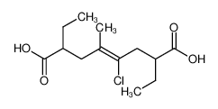 4-chloro-2,7-diethyl-5-methyloct-4-enedioic acid CAS:29971-01-5 manufacturer & supplier