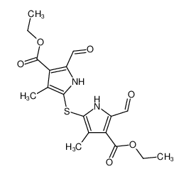 2,2'-diformyl-4,4'-dimethyl-5,5'-sulfanediyl-bis-pyrrole-3-carboxylic acid diethyl ester CAS:29975-21-1 manufacturer & supplier