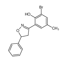 3-(2-hydroxy-5-methyl-8-bromophenyl)-5-phenyl-Δ2-isoxazoline CAS:29976-87-2 manufacturer & supplier