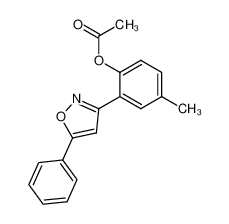 1-acetoxy-4-methyl-2-(5-phenyl-isoxazol-3-yl)-benzene CAS:29976-95-2 manufacturer & supplier