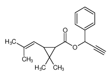 1-phenylprop-2-yn-1-yl 2,2-dimethyl-3-(2-methylprop-1-en-1-yl)cyclopropane-1-carboxylate CAS:29978-41-4 manufacturer & supplier