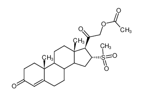 21-Acetoxy-16α-methylsulfon-pregnen-(4)-dion-(3,20) CAS:2998-50-7 manufacturer & supplier