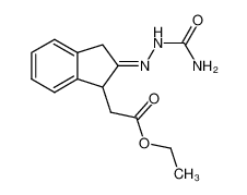 ethyl 2-(2-(2-carbamoylhydrazineylidene)-2,3-dihydro-1H-inden-1-yl)acetate CAS:29983-61-7 manufacturer & supplier