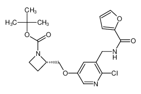 3-(1-BOC-2-(S)-Azetidinylmethoxy)-6-chloro-5-(N-2-furoylamino)methylpyridine CAS:299894-30-7 manufacturer & supplier