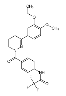 N-(4-(3-(3-ethoxy-4-methoxyphenyl)-1,4,5,6-tetrahydropyridazine-1-carbonyl)phenyl)-2,2,2-trifluoroacetamide CAS:299896-15-4 manufacturer & supplier