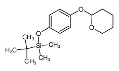 [4-(Tetrahydropyran-2-yloxy)phenoxy]-tert-butyldimethylsilane CAS:299917-31-0 manufacturer & supplier