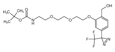 2-[2-[2-(2-tert-butoxycarbonylaminoethoxy)ethoxy]ethoxy]-4-[3-(trifluoromethyl)-3H-diazirin-3-yl]benzyl alcohol CAS:299931-14-9 manufacturer & supplier