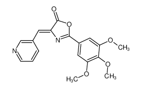 4-(pyridin-3-ylmethylene)-2-(3,4,5-trimethoxyphenyl)oxazol-5(4H)-one CAS:299933-45-2 manufacturer & supplier