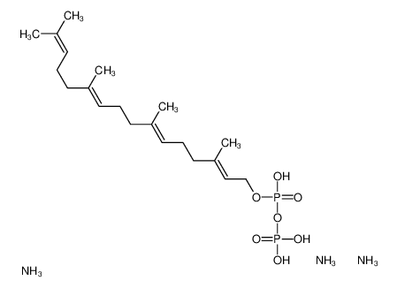 Diphosphoric acid, (2E,6E,10E)-3,7,11,15-tetramethyl-2,6,10,14-he xadecatetraen-1-yl ester, triammonium salt CAS:313263-08-0 manufacturer & supplier