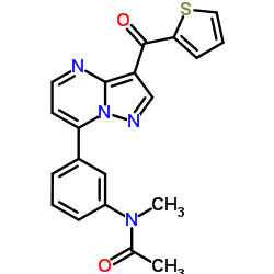 N-methyl-N-[3-[3-(thiophene-2-carbonyl)pyrazolo[1,5-a]pyrimidin-7-yl]phenyl]acetamide CAS:325715-02-4 manufacturer & supplier