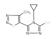 4-cyclopropyl-5-(4-methyl-2H-thiadiazol-5-ylidene)-1,2,4-triazole-3-thione CAS:352018-98-5 manufacturer & supplier