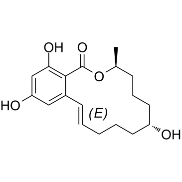 (2E,7R,11S)-7,15,17-trihydroxy-11-methyl-12-oxabicyclo[12.4.0]octadeca-1(14),2,15,17-tetraen-13-one CAS:36455-72-8 manufacturer & supplier