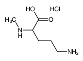 (2S)-5-amino-2-(methylamino)pentanoic acid,hydrochloride CAS:37148-99-5 manufacturer & supplier