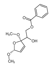 Benzoic acid 2-((2R,5R)-2,5-dimethoxy-2,5-dihydro-furan-2-yl)-2-hydroxy-ethyl ester CAS:38588-73-7 manufacturer & supplier