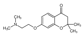 7-(2-(dimethylamino)ethoxy)-2,2-dimethylchroman-4-one CAS:38591-71-8 manufacturer & supplier