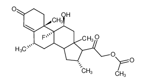 Acetic acid 2-((6S,9R,10S,11S,16R)-9-fluoro-11-hydroxy-6,10,13,16-tetramethyl-3-oxo-2,3,6,7,8,9,10,11,12,13,14,15,16,17-tetradecahydro-1H-cyclopenta[a]phenanthren-17-yl)-2-oxo-ethyl ester CAS:38601-04-6 manufacturer & supplier