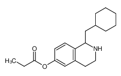 1-cyclohexylmethyl-6-propionyloxy-1,2,3,4-tetrahydro-isoquinoline CAS:38608-72-9 manufacturer & supplier