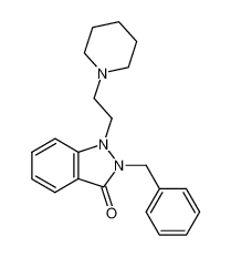 2-benzyl-1-(2-piperidin-1-yl-ethyl)-1,2-dihydro-indazol-3-one CAS:3861-25-4 manufacturer & supplier