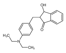 2-[[4-(diethylamino)phenyl]methyl]-3-hydroxy-2,3-dihydroinden-1-one CAS:38615-39-3 manufacturer & supplier