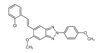 5-(2-chloro-styryl)-6-methoxy-2-(4-methoxy-phenyl)-2H-benzo[1,2,3]triazole CAS:38619-15-7 manufacturer & supplier