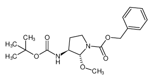 rel-benzyl (2R,3S)-3-((tert-butoxycarbonyl)amino)-2-methoxypyrrolidine-1-carboxylate CAS:386217-22-7 manufacturer & supplier