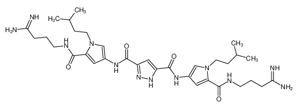 1H-Pyrazole-3,5-dicarboxamide,N,N'-bis[5-[[(4-amino-4-iminobutyl)amino]carbonyl]-1-(3-methylbutyl)-1H-pyrrol-3-yl]- CAS:386250-73-3 manufacturer & supplier