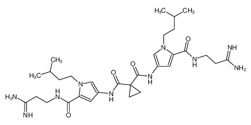 1,1-Cyclopropanedicarboxamide,N,N'-bis[5-[[(3-amino-3-iminopropyl)amino]carbonyl]-1-(3-methylbutyl)-1H-pyrrol-3-yl]- CAS:386251-88-3 manufacturer & supplier