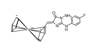 1-amino-2-p-fluorophenyl-4-ferrocenylmethylideneimidazolin-5-one CAS:386285-68-3 manufacturer & supplier