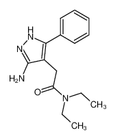 N,N-diethyl-(3-amino-5-phenylpyrazol-4-yl)acetamide CAS:386298-15-3 manufacturer & supplier