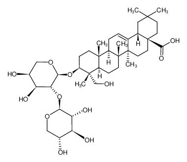 hederagenin 3-O-[β-D-xylopyranosyl-(1-2)-α-L-arabinopyranoside] CAS:38631-44-6 manufacturer & supplier