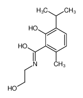 2-hydroxy-N-(2-hydroxyethyl)-6-methyl-3-propan-2-ylbenzamide CAS:3864-38-8 manufacturer & supplier